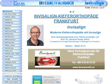 Tablet Screenshot of kieferorthopaede-frankfurt.com